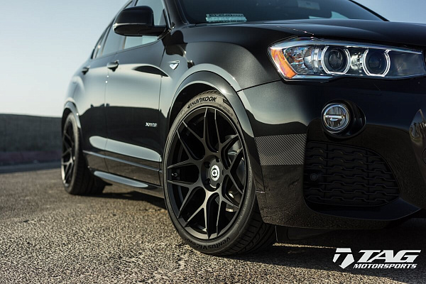 Фото дисков HRE FF01 Черный сатин на BMW X4 (F26)