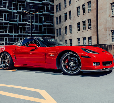 Фото дисков Strasse Wheels S5 Signature на Chevrolet Corvette C6