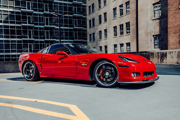 Фото дисков Strasse Wheels S5 Signature Другой цвет на Chevrolet Corvette C6