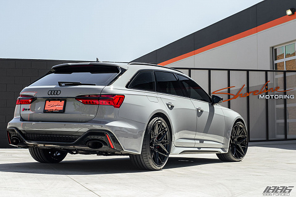 Фото дисков 1886 Wheels G009 Черный глянец на Audi A/RS 6 (C8)