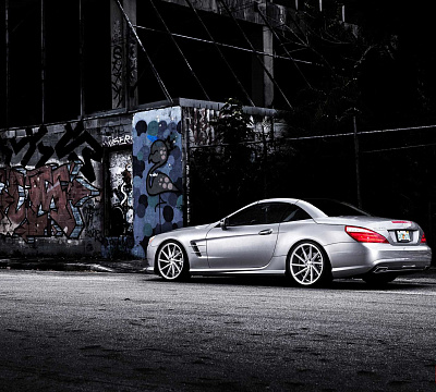 Фото дисков Vossen CVT на Mercedes-Benz SL (R230)