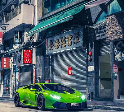 Фото дисков Brixton Forged PF7 Aerotech на Lamborghini Huracan