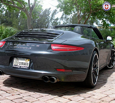 Фото дисков HRE S101 на Porsche 911 VII
