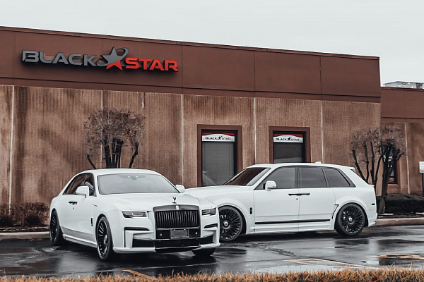 Фото дисков Brixton Forged LX01 Черный глянец на Rolls-Royce Cullinan
