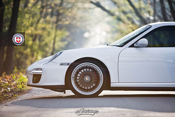 Фото дисков HRE 501 Сатиновая бронза на Porsche 911 VI