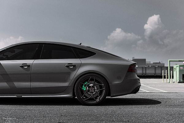 Фото дисков Brixton Forged PF5 Глянцевый темный лак на Audi A/RS 7 (4G)