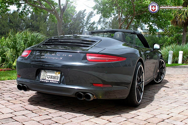 Фото дисков HRE S101 Черный сатин на Porsche 911 VII