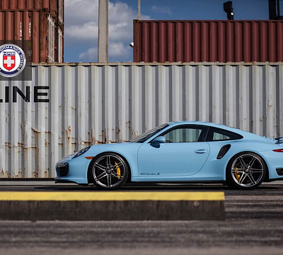 Фото дисков HRE P106 на Porsche 911 VII