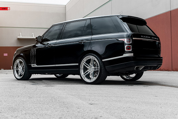 Фото дисков Anrky AN37 Полированный лак на Range Rover IV