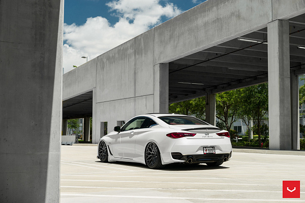 Фото дисков Vossen HF-2 Сатиновый графит на Infiniti Q60 II