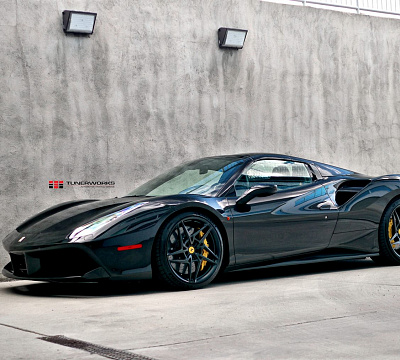 Фото дисков Anrky S1-X3 на Ferrari 488
