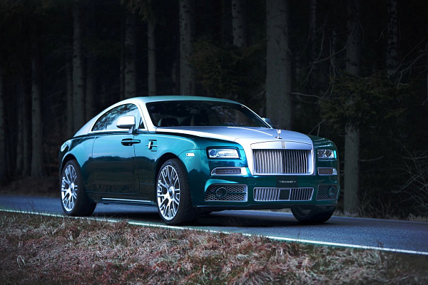 Фото дисков Mansory V.6 Серебро на Rolls-Royce Wraith