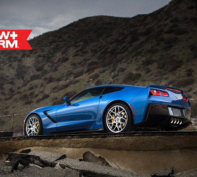 Фото дисков HRE FF01 на Chevrolet Corvette C7