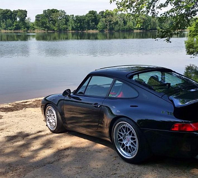 Фото дисков HRE 300 на Porsche 911 IV