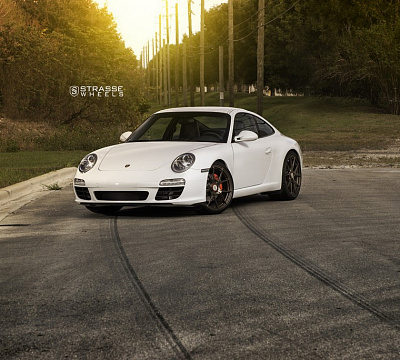 Фото дисков Strasse Wheels SM5R Deep Concave Monoblock на Porsche 911 VI