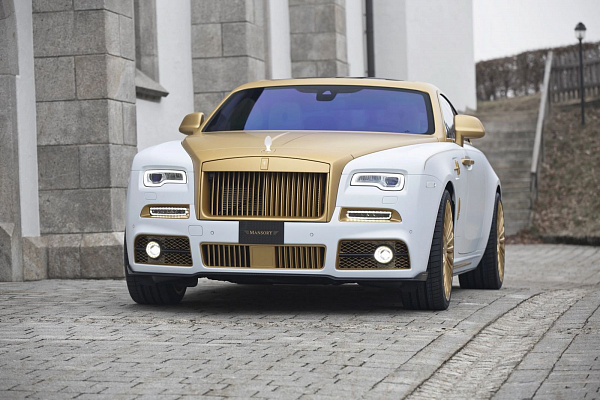 Фото дисков Mansory CS.11 Сатиновое золото на Rolls-Royce Wraith