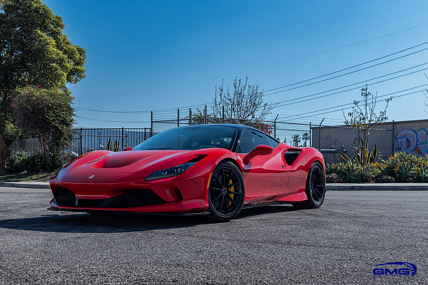Фото дисков Brixton Forged R11-R Черный сатин на Ferrari F8