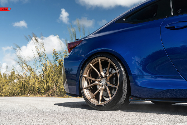 Фото дисков Anrky AN12 Сатиновое темное золото на Lexus RC