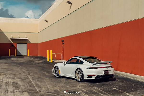 Фото дисков Anrky AN27 Полированный лак на Porsche 911 VIII