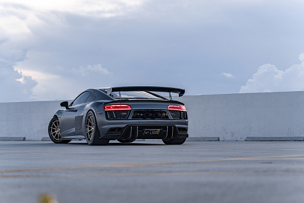 Фото дисков Strasse Wheels SV10 Track Сатиновая шампань на Audi R8 (4S)