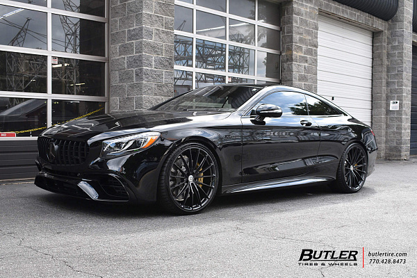 Фото дисков HRE P103 Глянцевый графит на Mercedes-Benz S-Class (W222, C217)