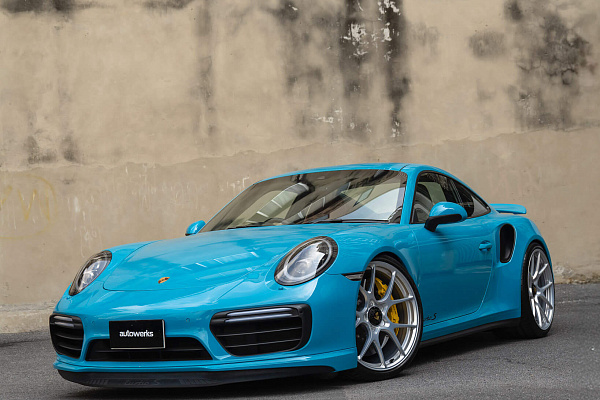 Фото дисков HRE 521M Сатиновый лак на Porsche 911 VII