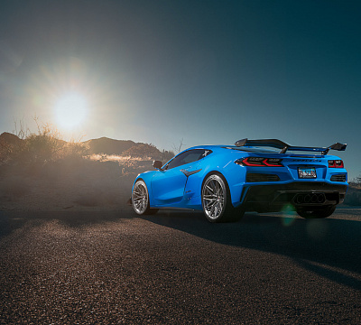 Фото дисков Vossen S21-02 на Chevrolet Corvette C8