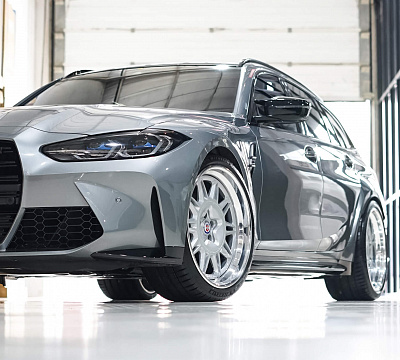Фото дисков HRE 528 на BMW 3/M3 (G2x/G80)