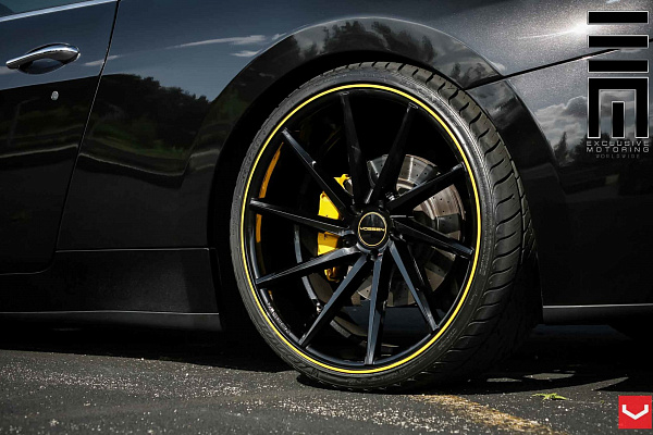 Фото дисков Vossen CVT Черный глянец на Maserati GranTurismo I