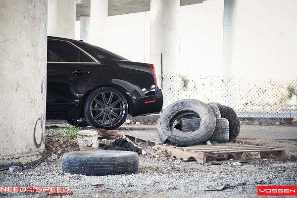 Фото дисков Vossen CV4 Сатиновый графит на Cadillac CTS II