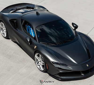 Фото дисков Anrky S1-X3 на Ferrari SF90
