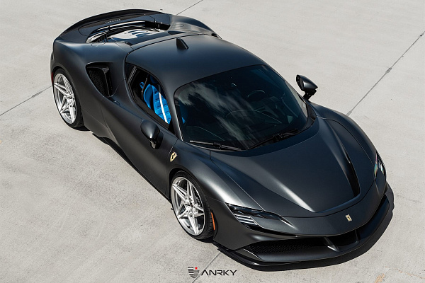 Фото дисков Anrky S1-X3 Глянцевый лак на Ferrari SF90