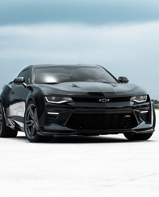 Фото дисков HF-1 Сатиновый графит на Chevrolet Camaro VI