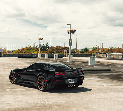 Фото дисков Vossen HF-5 на Chevrolet Corvette C7
