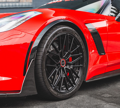 Фото дисков Brixton Forged VL4 на Chevrolet Corvette C7