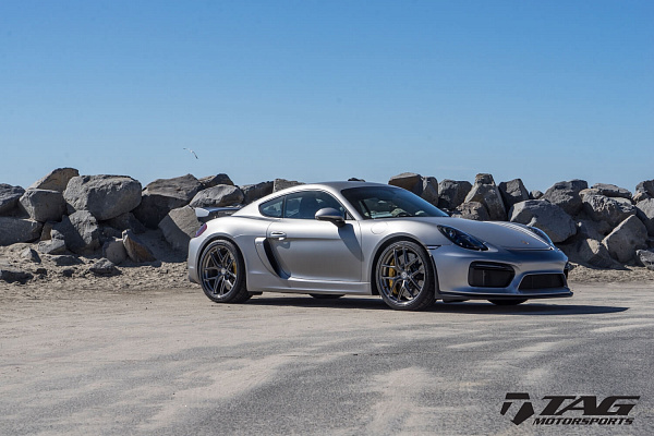Фото дисков HRE R101 Lightweight Глянцевый тонированный лак на Porsche Cayman II