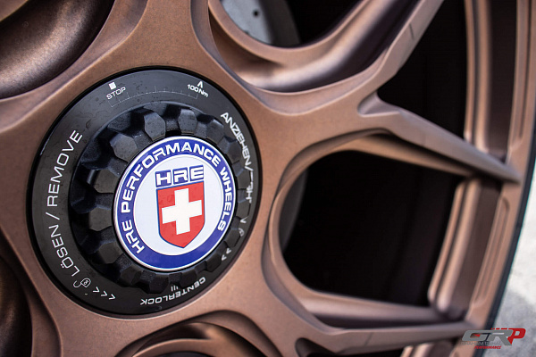 Фото дисков HRE P101SC Сатиновая темная медь на Porsche 911 VIII
