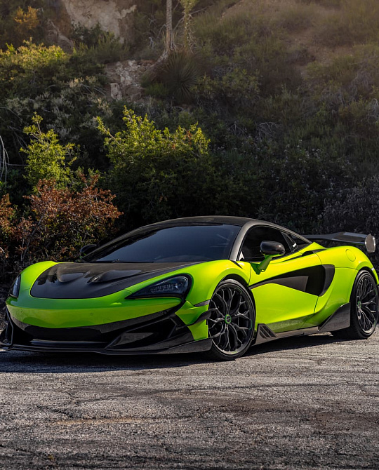 Фото дисков PF14 R / RS Сатиновый темный лак на McLaren 600