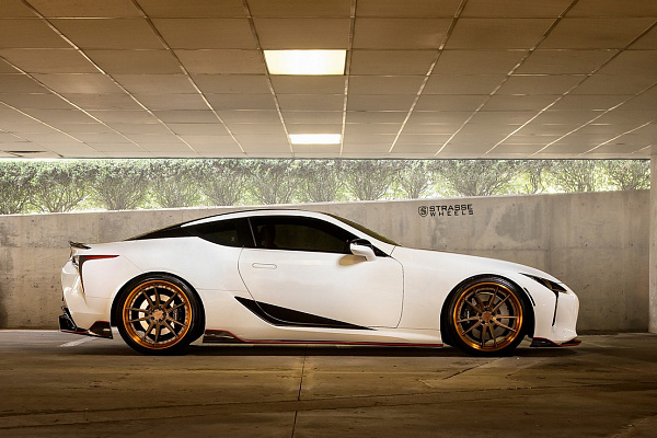 Фото дисков Strasse Wheels SV1 Deep Concave FS Другой цвет на Lexus LC 500