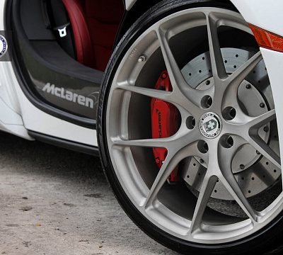 Фото дисков HRE P101 на McLaren 12C