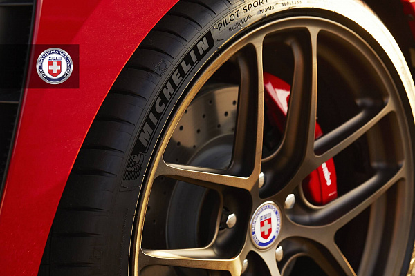 Фото дисков HRE R101 Lightweight Сатиновая бронза на Honda Civic Type R FK8