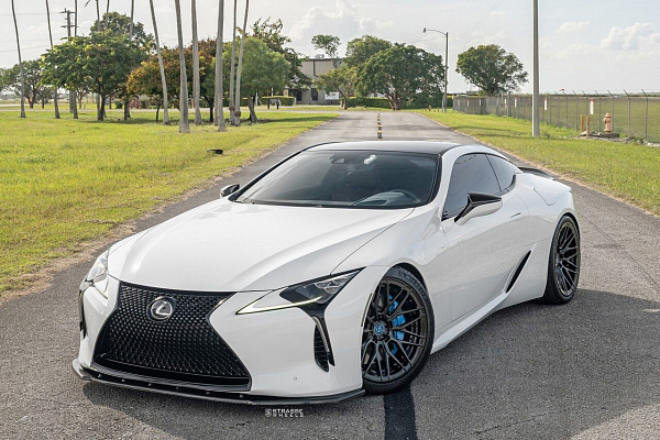 Фото дисков Strasse Wheels SV10M Deep Concave Duoblock Другой цвет на Lexus LC 500
