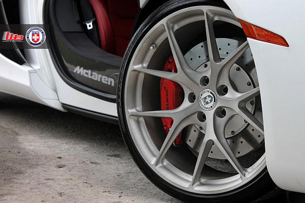Фото дисков HRE P101 Сатиновый тонированный лак на McLaren 12C