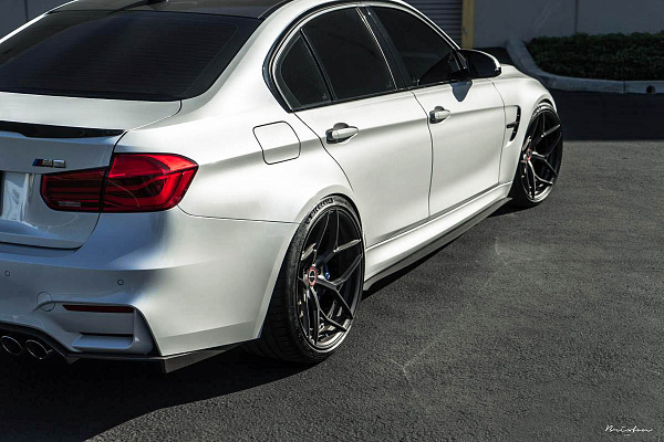 Фото дисков Brixton Forged PF5 Сатиновый темный лак на BMW 3/M3 (F3x/F80)