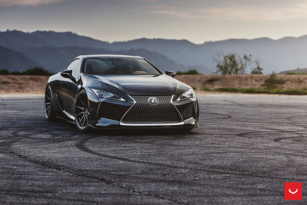Фото дисков Vossen HF-3 Черный сатин на Lexus LC 500
