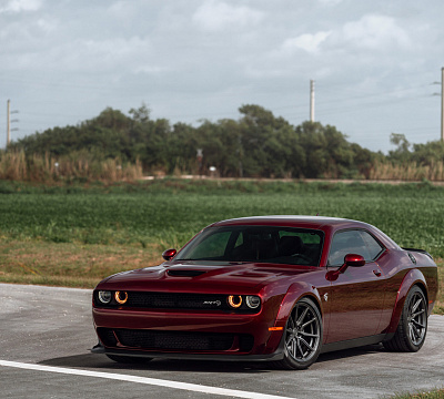 Фото дисков Vossen HF-3 на Dodge Challenger III