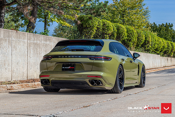 Фото дисков Vossen HF-1 Черный глянец на Porsche Panamera II
