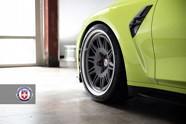 Фото дисков HRE 528 Сатиновый графит на BMW 3/M3 (G2x/G80)