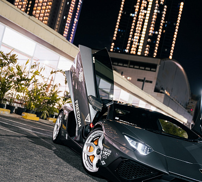 Фото дисков Brixton Forged NC01-R на Lamborghini Aventador