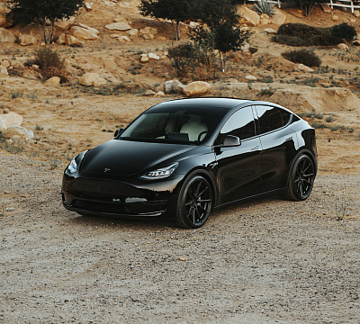Фото дисков Vossen HF-3 на Tesla Model Y